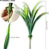Amazon Cross-border Plantas Aquáticas Verdes Artificiais Grama Orquídea Aranha Plantas Arranjo de Flores Externo Decoração Cor Spray Plantas Arbustos Jardim