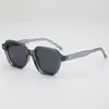 2025 Nuevas Gafas de Sol Color Gelatina Marco Grande Poligonales Elegantes Modernas Retro Versátiles Anti-UV