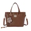 Bolsa de axila tecida de alta qualidade com textura vintage para mulheres, nova bolsa tote fashion versátil da Henggeng, bolsa de ombro casual simples