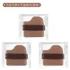 Esponja de Maquillaje Xuanzi Chocolate Galleta Sin Polvo Esponja Pequeña para Base Líquida Especial Air Cushion Aterciopelada Malvavisco Especial del Maquillador