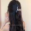 Diseño Ácido Acético Geométrico tamaño pequeño Pinza de Agarre Moda Femenina Elegante Pinza de Ola Hueca Para Coleta Alta Planchas para el Cabello