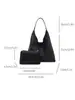 Bolso Tejido Retro Nuevo de Verano para Mujer 2026 Nuevo de Moda Coreano de Nicho Bolso Tote Casual Gran Capacidad Bolso de Hombro