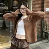Cárdigan suéter amarillo para mujer, modelo de principios de primavera 2026, chaqueta de punto hermosa y deslumbrante estilo coreano