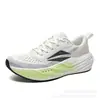 Zapatillas deportivas bajas para hombre y mujer, de suela blanda y amortiguación, para correr, zapatillas profesionales para entrenamiento de carreras al aire libre, calzado deportivo versátil y cómodo, gris verdoso