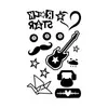 Nuevas pegatinas de tatuajes de purpurina creativas de bricolaje transfronterizas de Amazon para niños y adultos, Y2K Navidad Halloween