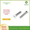 Parafuso de pintura Semi escareado Onze caracteres ranhura máquina de dentes de arame parafusos americanos 6 # galvanizado móveis gabinete posicionamento prego