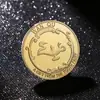 Spot atacado moeda da fada do dente infantil troca de dente moeda comemorativa moeda de dente de leite comércio exterior fada do dente moeda de ouro e prata medalha comemorativa