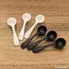 Atacado do fabricante pequenas colheres de plástico 1g 0,5g 0,25 grama colher quantitativa de pó mini colher medidora pode imprimir LOGOTIPO
