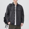 2025 Nueva Primavera y Otoño Estilo Japonés Retro Casual Chaqueta Camisa de Manga Larga para Hombre Camisa Suelta Combinable Top Tendencia