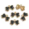 Colgante Pequeño de Esmalte de Colorido Lazo Estilo Coreano Estilo Ins Joyería Collar Pulsera Pendientes Materiales para Manualidades Multicolor U104