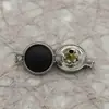 Botões de Pressão Metálicos Estilo Chinês Retrô com Strass para Jaquetas Puffer, Botões para Acessórios de Vestuário Feminino