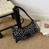 2026 Doce Moda Simples Estilo Coreano Verão Novo Bolsa de Mão para o Trabalho de Bolinhas sob o Braço Bolsa de Ombro Casual Feminina