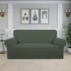 Cojín de sofá de grano de maíz exclusivo transfronterizo, apto para todas las estaciones, color liso simple, funda de asiento de sofá de vellón, respaldo
