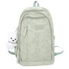 Mochila escolar de nylon para estudiantes de secundaria, reducción de carga, gran capacidad, mochila moderna, nueva de primavera, japonesa y coreana, al por mayor transfronterizo