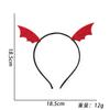 Comercio Exterior Nueva Diadema de Halloween Diadema de Cuernos de Diablo Pasador Tocado Niños y Adultos Divertido Disfraz Accesorios para el Cabello