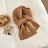 Nuevo Bufanda de Lana Retro de Alta Gama 100% Pura Moda Coreana Bufanda de Lana Textura Cálida Otoño e Invierno Lana