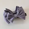 Presilha de Cabelo Vermelha Grande em Laço Estilo Princesa, Presilha Banana Fashion para a Parte de Trás da Cabeça