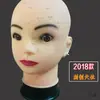 Cabeça de Manequim Beleza Acuponto Molde de Cabeça Silicone Manequim Cabeleireiro Cabeça Humana Modelo Molde Facial Pontas Maquiagem Realista