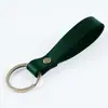 Handmade DIY couro couro corda casa chaveiro para homens e mulheres retro simples high-end couro carro chaveiro local