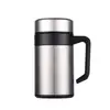Termo de oficina con asa para hombre, taza de té de acero inoxidable 304, regalo con grabado, taza de agua al vacío de doble capa, venta al por mayor