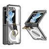 Aplicable Transfronterizo Samsung Zflip 50% de descuento Funda Apilable para Teléfono Móvil Dropshipping Anticolisión Flip5 Anillo Airbag Carga Inalámbrica