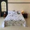 2026 Nuevo Modelo Clase A Grado Maternidad 100% Algodón Cepillado Engrosado Sábana para Cama Estilo Simple Rayada Sábana para Cama del Hogar para Dormitorio