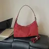Bolsa de ombro única em camurça cruzada para mulheres, bolsa de axila fosca retrô, bolsa feminina de grande capacidade para o dia a dia, bolsa tote de alta qualidade