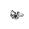Anel Gato Cobra para Mulheres 2025 Nova Moda Personalidade Minimalista Anel Dedo Indicador Temperamento Celebridade da Internet Anel Melhor Amigo