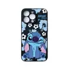 Puntada de Flor Azul es Adecuada para Funda de Teléfono Móvil Apple 15 Transfronteriza 16Promax Iphone17 Dibujos Animados 14 Todo Incluido 13