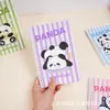 Cuaderno de Hojas Sueltas de Panda Lindo Creativo Dibujo Animado Alto Valor A5 con Rayas Diario Estudiante Cuaderno Espiral Papelería