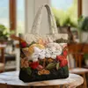 Modelo Nuevo 2026 Bolso de Hombro Acolchado de Algodón con Estampado Digital 3D de Moda para Tiendas Independientes Transfronterizas
