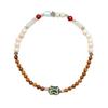 Joyería de cerámica de Jingdezhen pulsera de doble anillo estilo étnico pulsera multicapa hecha a mano mariposa con cuentas puesto de regalo para parejas