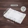 Papel rectangular de encaje absorbente de aceite para cocina, tapete para freír, tapete específico para barbacoa, base de encaje para plato, papel para hornear pasteles