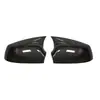Adecuado para Ford Focus 02-05 Cubierta de Espejo Retrovisor de Fibra de Carbono para Palanca de Bocina Decoración de Carcasa de Espejo de Reversa Negro Brillante