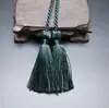 Cortina Vertical de Seda de Hielo de 54 cm con Borla Doble y Cordón de Ajuste Borla de Poliéster