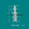 Reductor de 3 vías 4-12.7mm Paso Directo Manguera Plástica Flexible, Reductor de Diámetro Grande y Pequeño, Conector de Plástico Recto con Púas para Inserción, Consumibles para Equipos