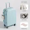 Set de Equipaje Elegante de Alta Calidad con Ruedas Giratorias Silenciosas, Maleta de Mano con Portavasos, Maleta de Viaje para Hombres y Mujeres, Venta al por Mayor Personalizada