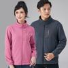 Chaqueta polar nueva de primavera y otoño para parejas, chaqueta polar gruesa con forro polar, suéter cárdigan cálido para exteriores para hombres y mujeres