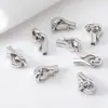 Fecho Banhado a Ouro 18K em Formato de Ponto de Interrogação Conector de Pulseira e Colar com Pérolas Anel de Fecho DIY Acessórios Venda por Atacado