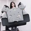 Manta Cortavientos para Vehículo Eléctrico, Manto de Terciopelo Grueso para Invierno con Cobertura Total, Protección para Cuello y Hombros, Manta Cortavientos Cálida y a Prueba de Frío