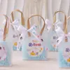 Bolsa Transparente de PVC para Jardim de Infância Bolsa de Embalagem Infantil Bolsa de Presente de Luxo Bolsa Tote para Bebê Lembrancinha de Festa Bolsa de Presente de Aniversário