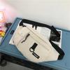 Marca de Moda Estilo Japonés Bolso de Pecho para Hombre Ins Bolso de Hombro Simple Riñonera Mochila Bolso de Hombro Pequeño Tela Estudiante Bolso Cruzado Versátil