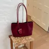 Bolso de gamuza para mujer, nueva colección de otoño 2026, elegante y sofisticado, adecuado para ir al trabajo, gran capacidad, bolso de hombro tipo tote