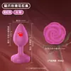 Perlas anales, juguetes SM, productos para el placer femenino, estimulador anal, tapón anal con forma de pata de gato y rosa, juguetes sexuales para adultos al por mayor