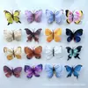 Mariposa Biónica Estilo Ins Accesorios para Fotos Mariposa Artificial Flor Manual Retro Accesorios para el Cabello Pared de Flores DIY Material de Paisajismo Combinación