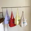 Bolso Nuevo con Estampado de Letras 2026 para Mujer, Bolso de Hombro de Nylon de Gran Capacidad, Bolso Tote con Cordón Casual y Versátil para el Trabajo