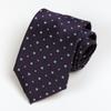 Gravata formal masculina de fábrica, gravata profissional de negócios, padrão de bolinhas, azul, nova gravata de terno