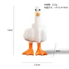 [Descuento Exclusivo de 5 Yuanes para Principiantes] Adornos Divertidos de Resina Creativa para Escritorio con Pato de Dedo Medio para Amigos y Compañeros