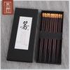 Hashis de madeira pontiagudos estilo japonês, hashis de madeira criativos, hashis personalizados para unhas, conjunto de hashis para sushi para uso em hotéis e residências