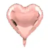 Globo de papel de aluminio en forma de corazón de 18 pulgadas para bodas, cumpleaños, propuestas, declaraciones de amor, lugares de boda, fiestas y decoraciones de ambiente de centros comerciales.